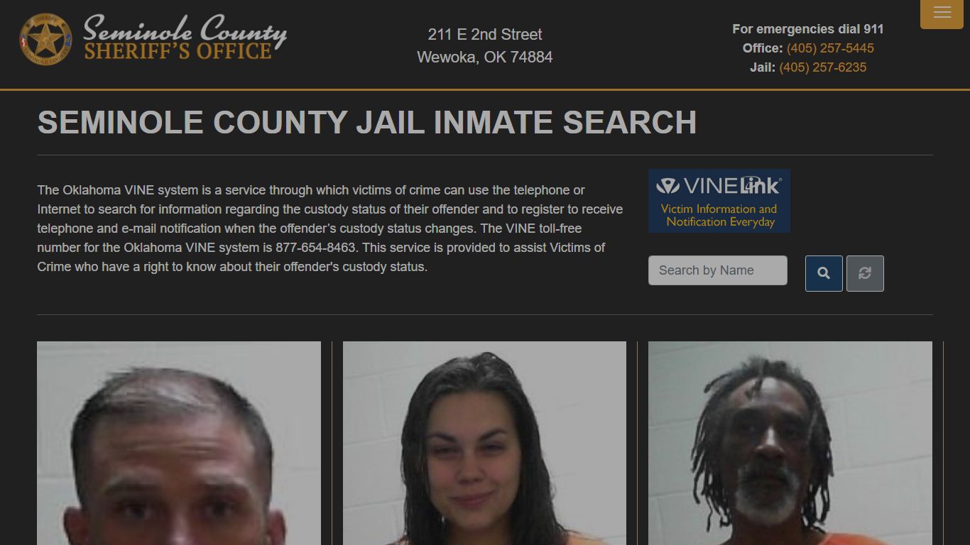 Inmate Search - Seminole County Sheriff's Office